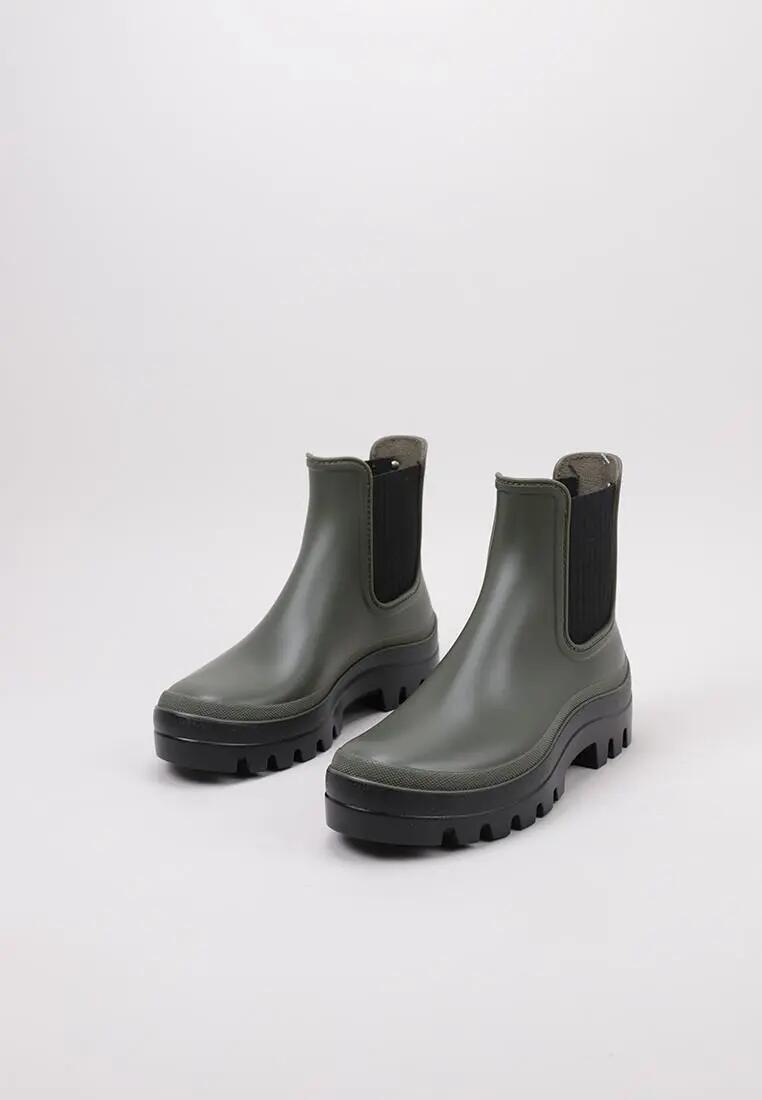 Botas de agua - Vela, mujer - Impermeables, bajas - W10280 - Verde 2/5