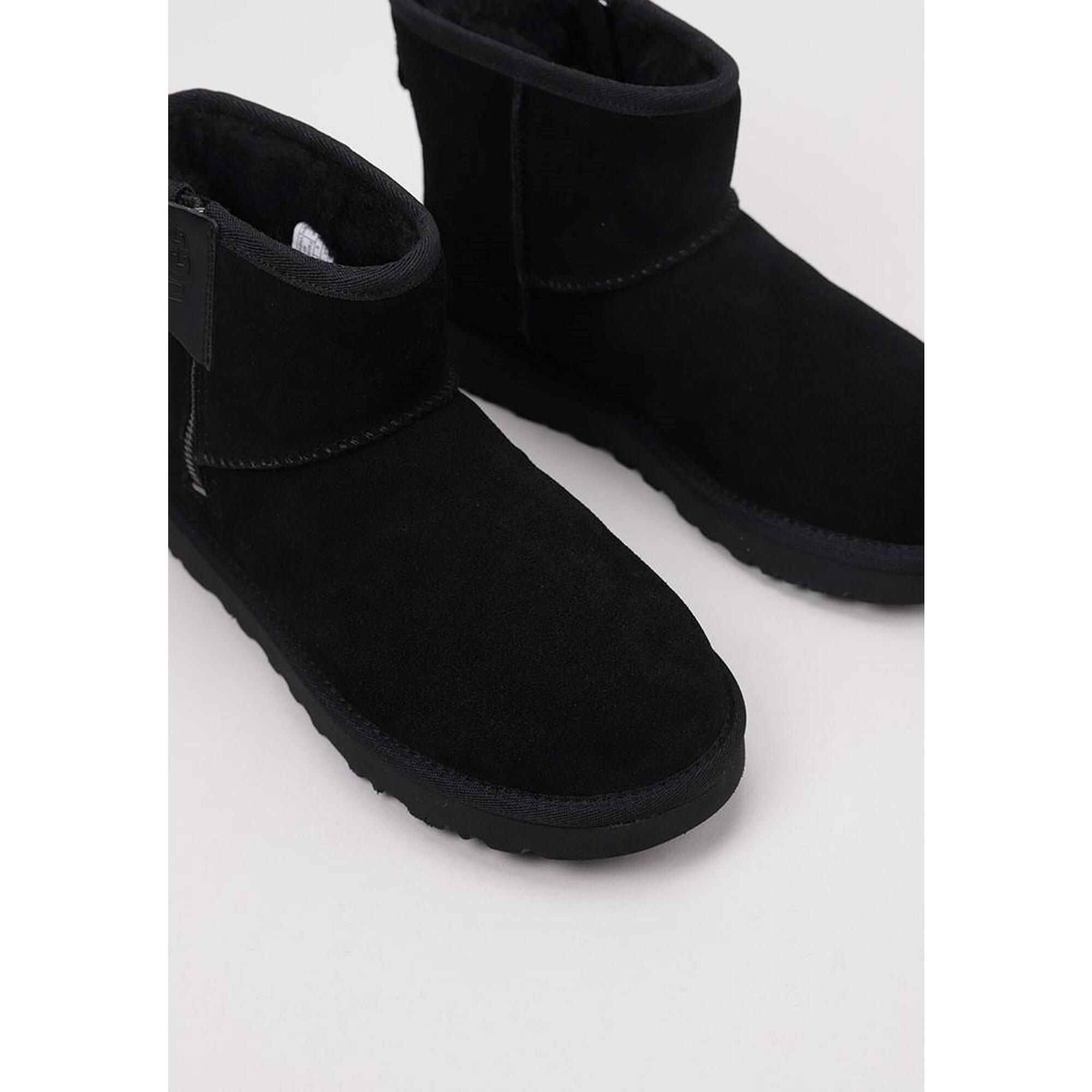 Botas Esquimales Botas Esquimales Mujer UGG Classic Mini Bailey Zip  Negro