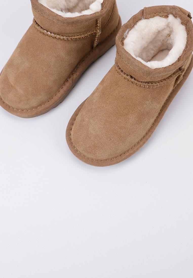 Bottines plates enfant Krack Core IVALU — cuir, doublure textile 3/5