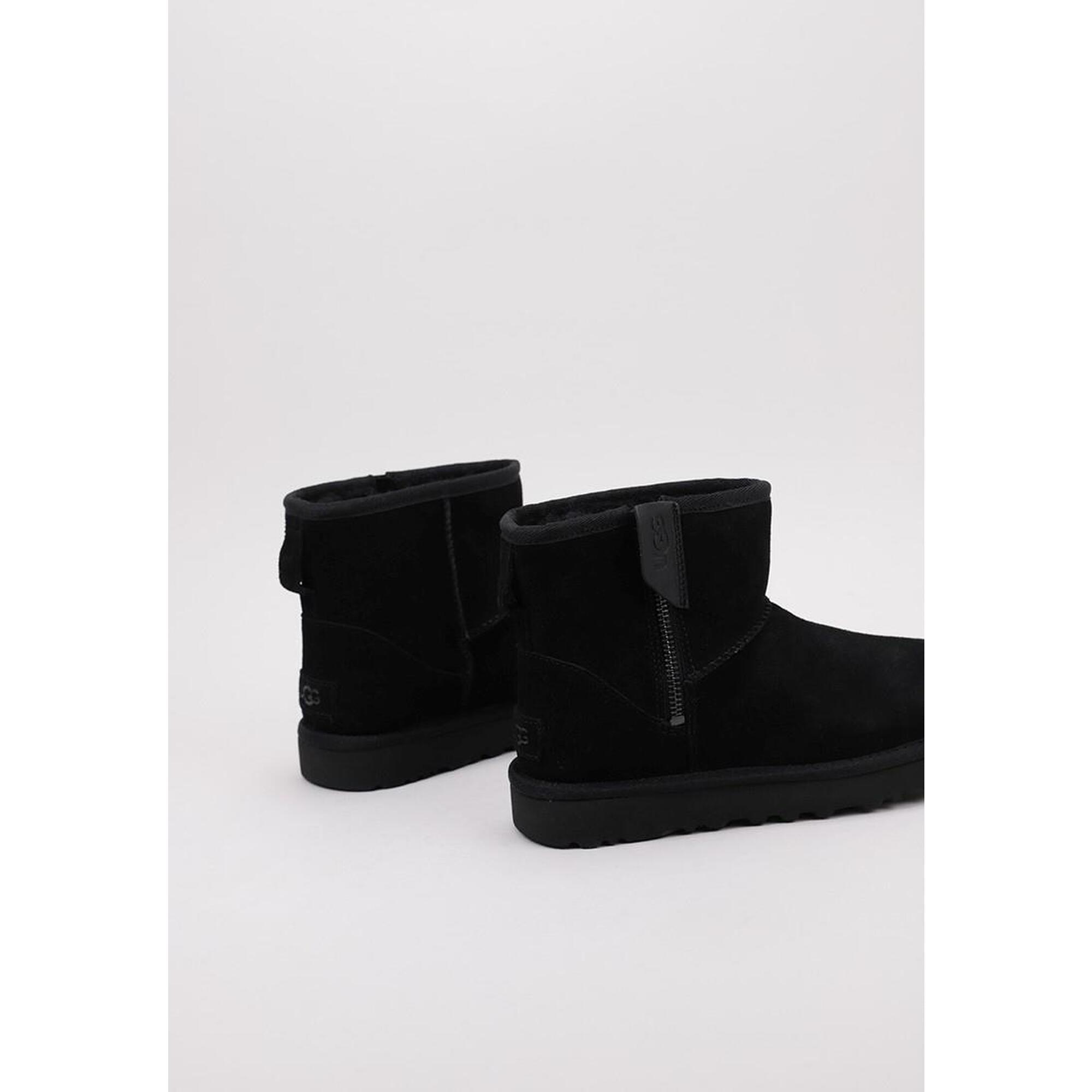 Botas Esquimales Botas Esquimales Mujer UGG Classic Mini Bailey Zip  Negro