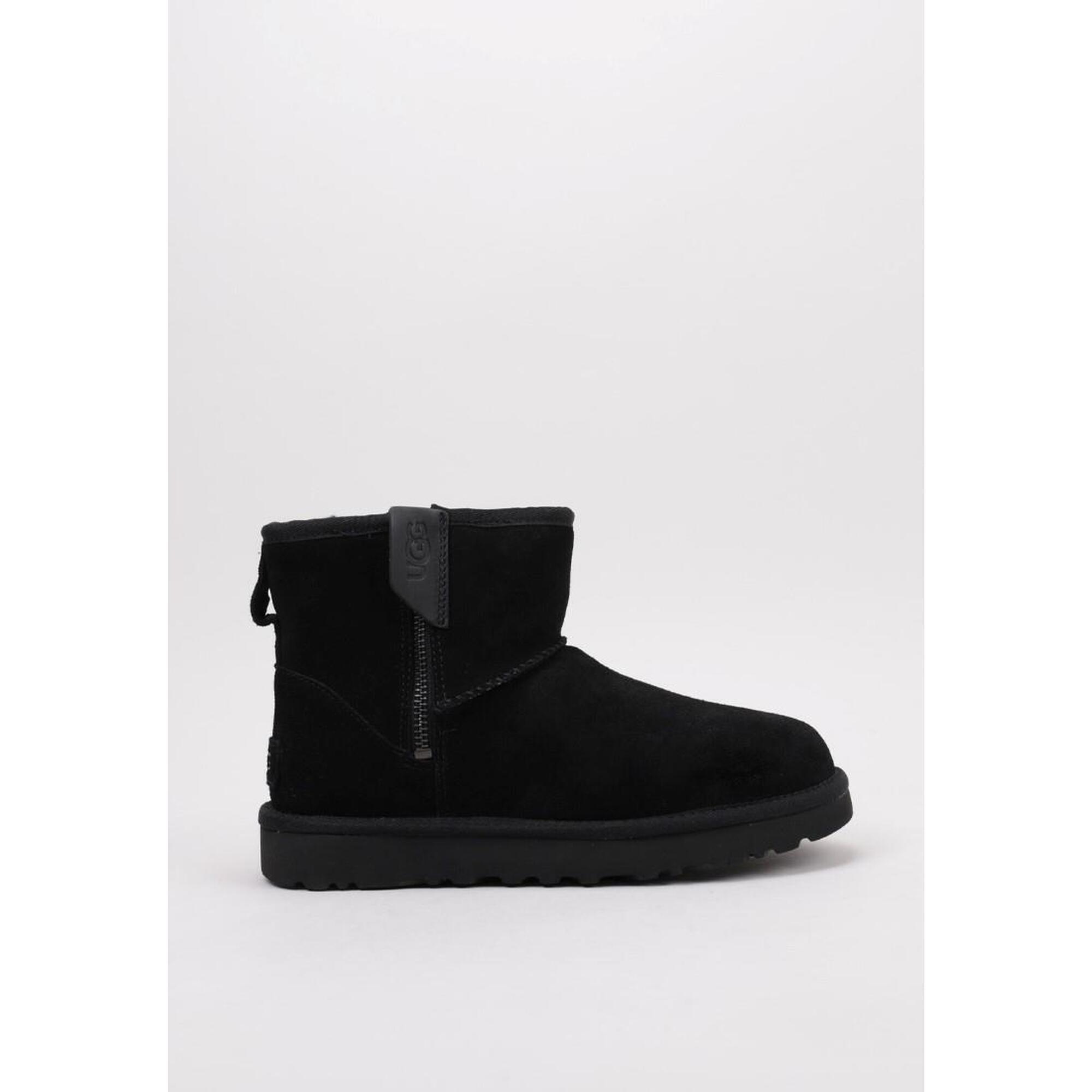 Botas Esquimales Botas Esquimales Mujer UGG Classic Mini Bailey Zip  Negro