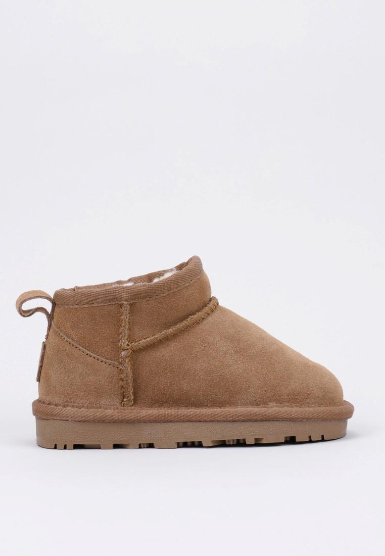 Bottines plates enfant Krack Core IVALU — cuir, doublure textile 1/5