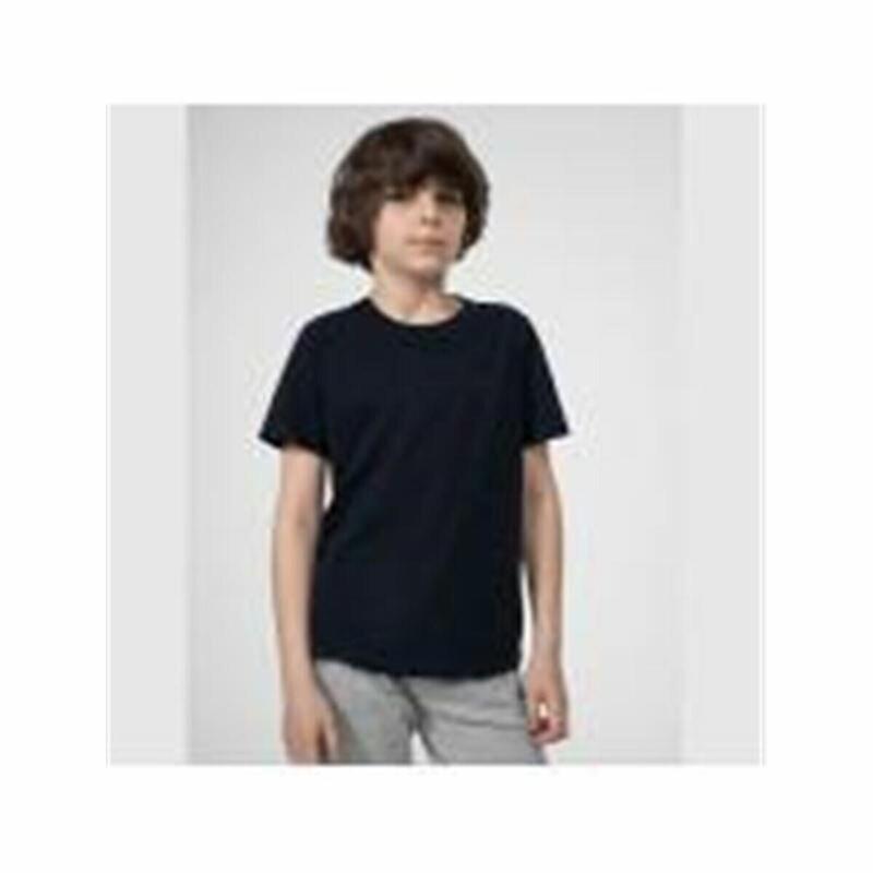 Camiseta de Manga Corta Niño 4F M291  Negro