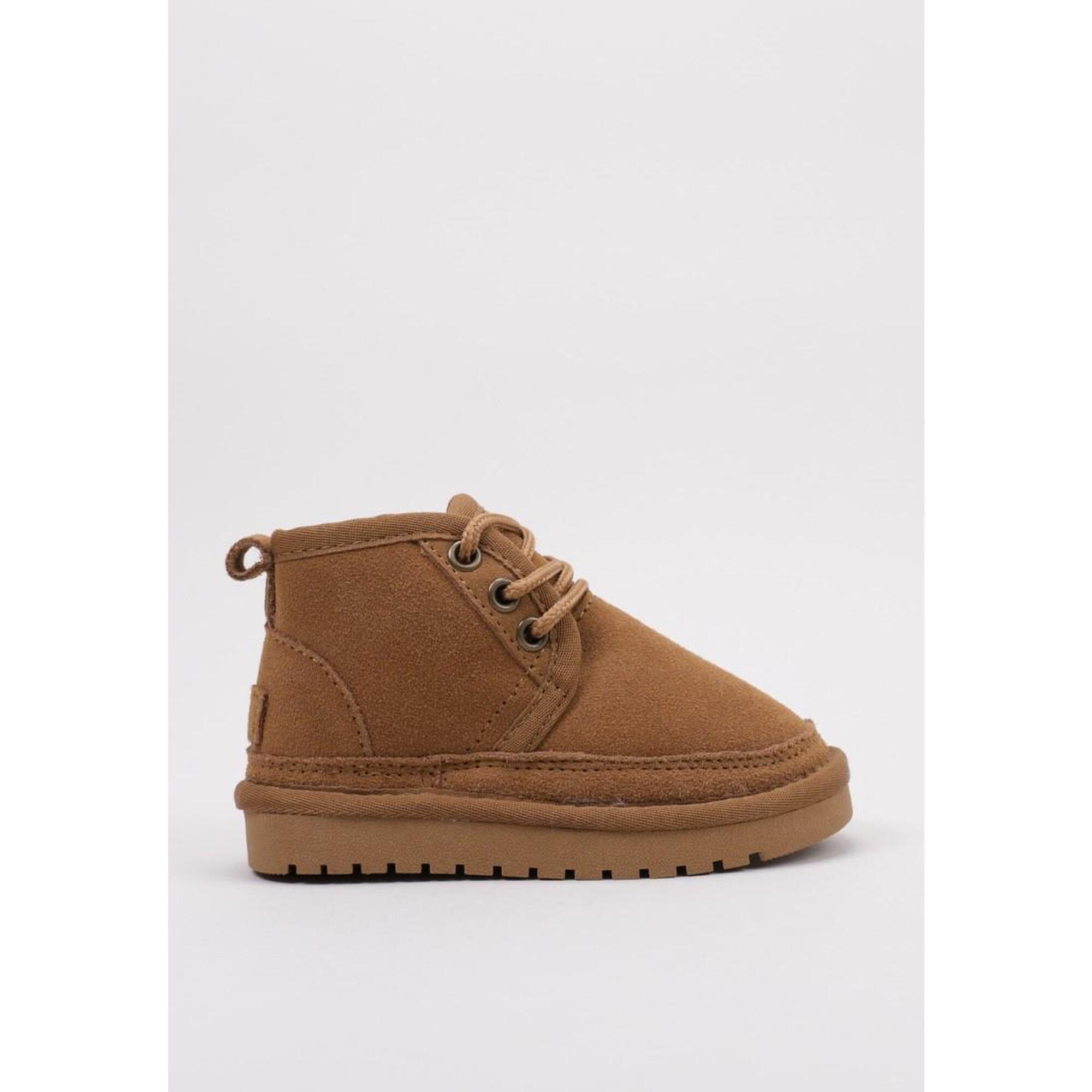 Krack Core - Krack Core Niiv — Bottines Enfant Cuir, Doublure Textile, Talon Plat - Bottes - Marron - 34 Cm - Decathlon
