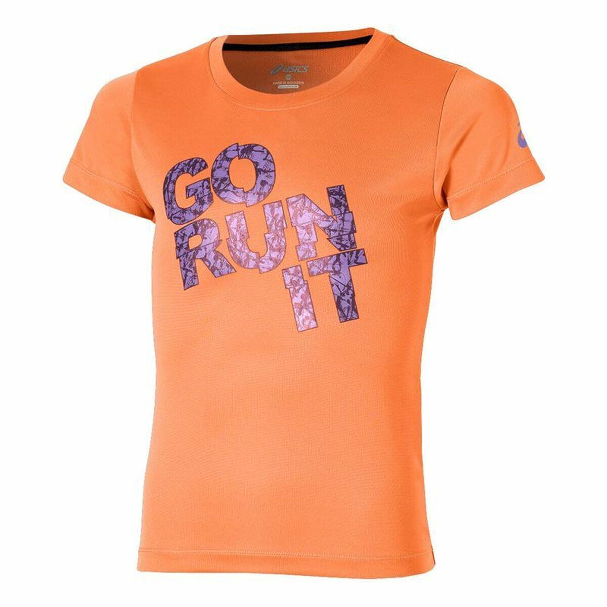 Maglia a Maniche Corte per Bambini Asics Go Run It Arancio ASICS Decathlon