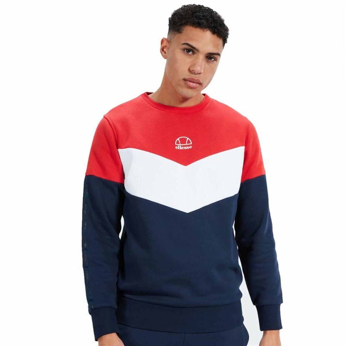 Sweat sans capuche Ellesse Resistenza Rouge 1/5