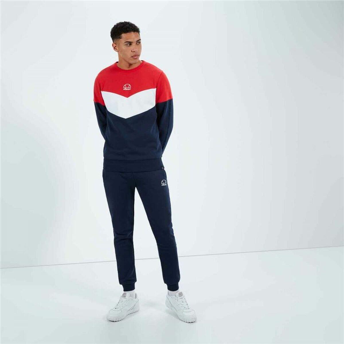 Sweat sans capuche Ellesse Resistenza Rouge 2/5
