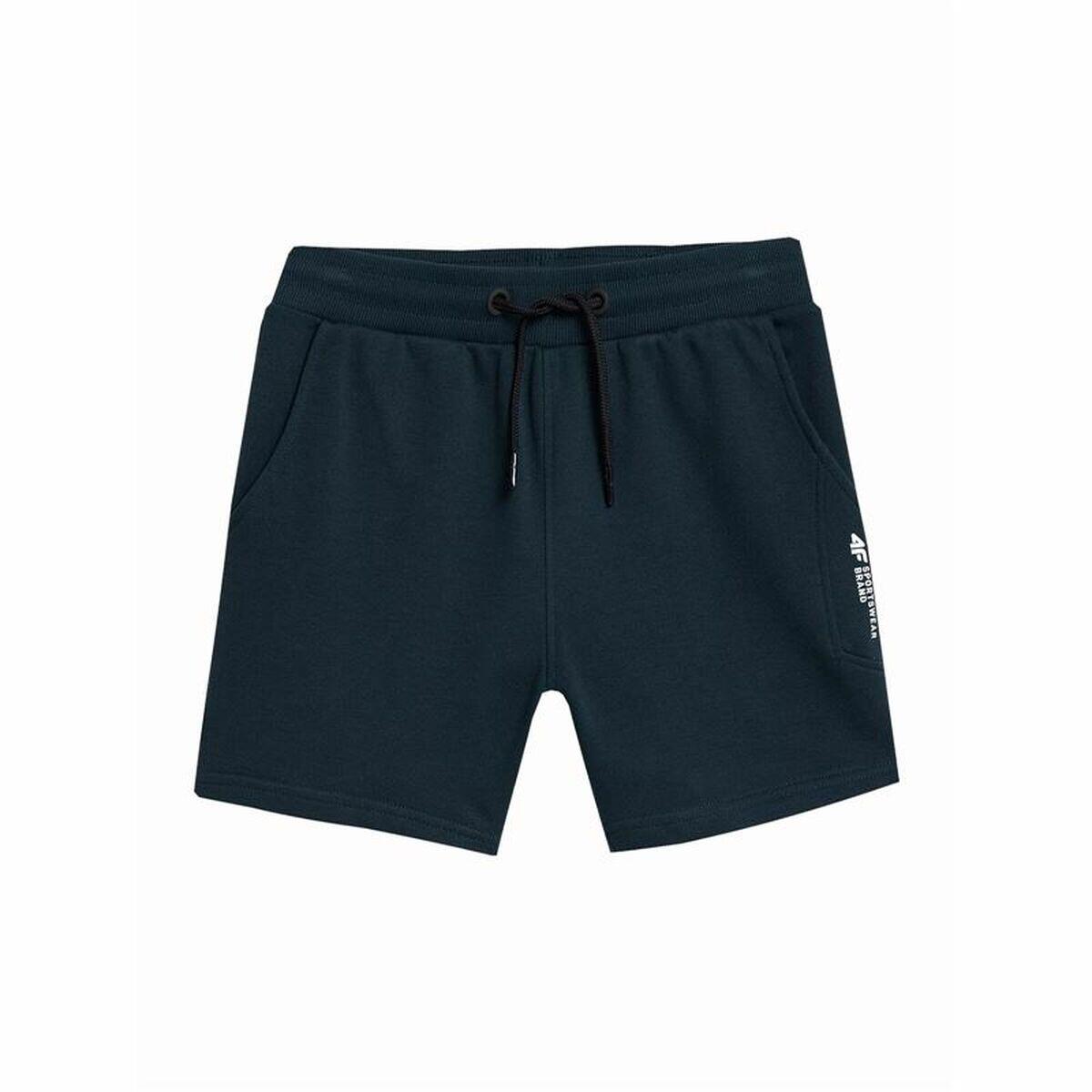 Calções de desporto infantis 4f m049 azul escuro