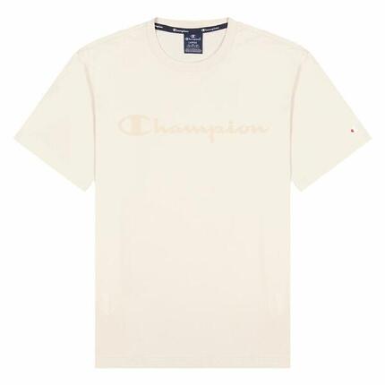 T shirt à manches courtes Champion Crewneck T-Shirt M Beige