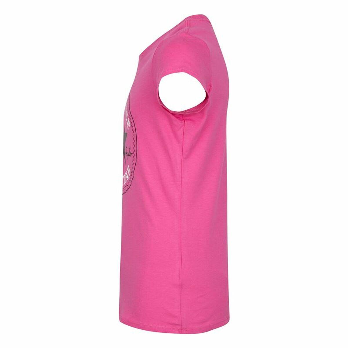 T shirt à manches courtes Enfant Converse Timeless Chuck Patch Rose 3/5
