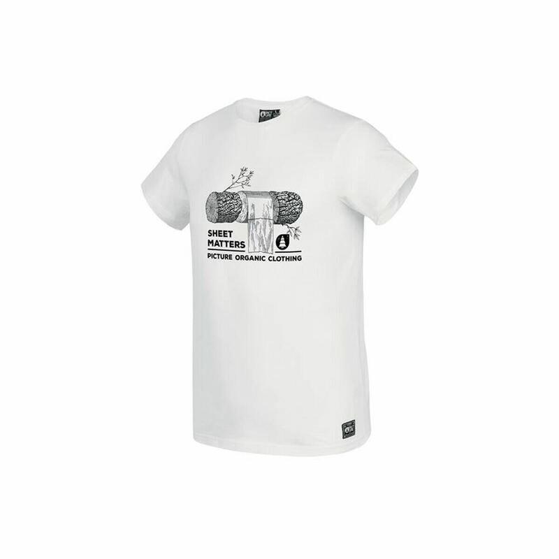 Camiseta de Manga Corta Hombre Picture Log-Tee Blanco