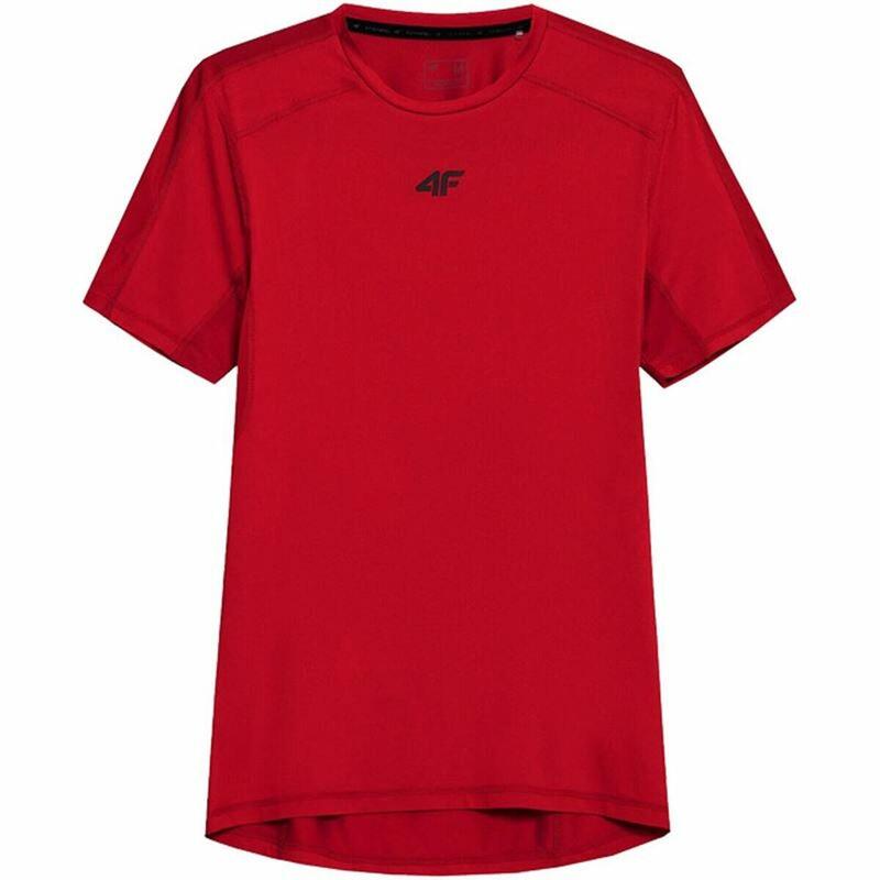 Camiseta de Manga Corta Hombre 4F Quick-Drying Rojo