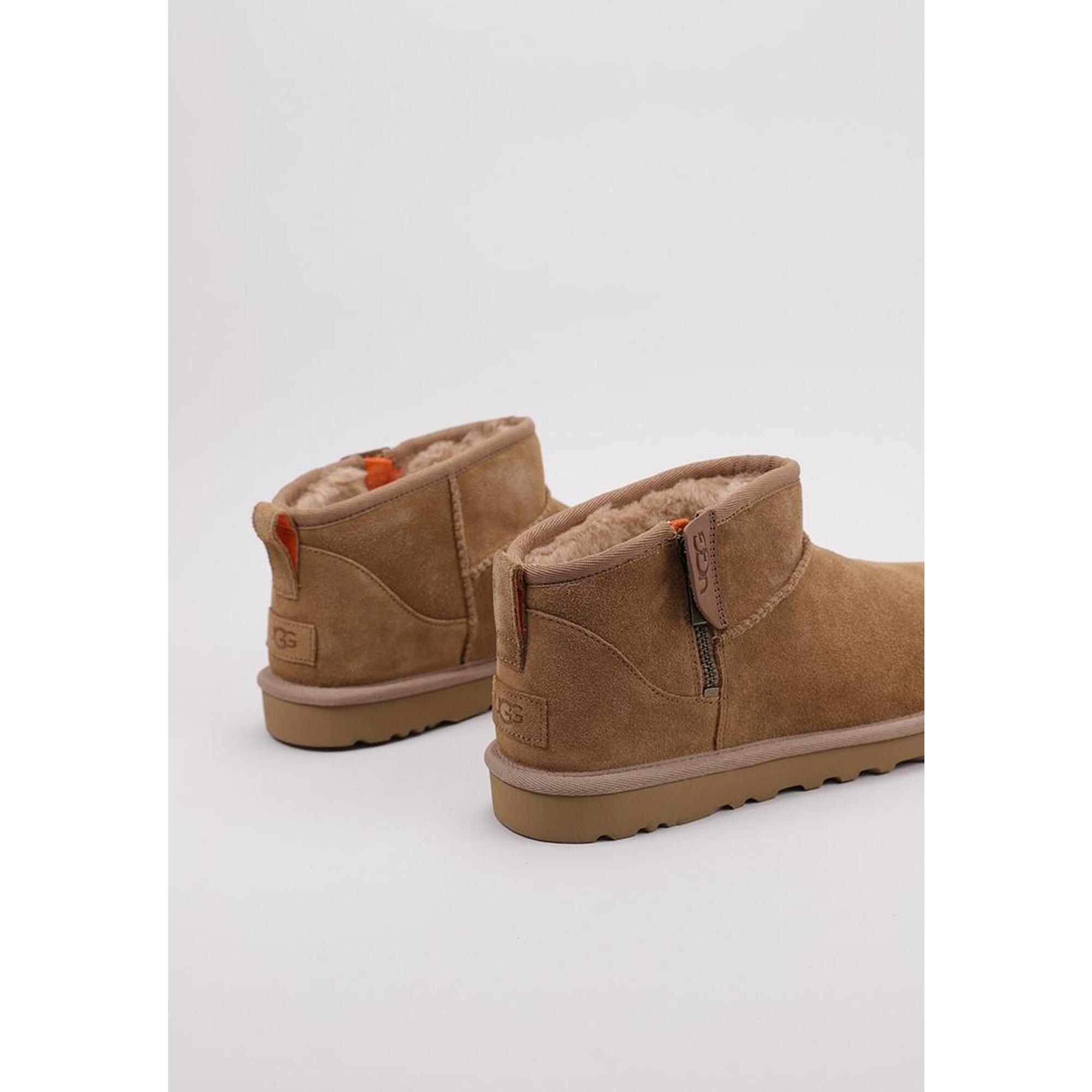 Botas Esquimales Botas Esquimales Hombre UGG Classic Ultra Mini Zip Camel