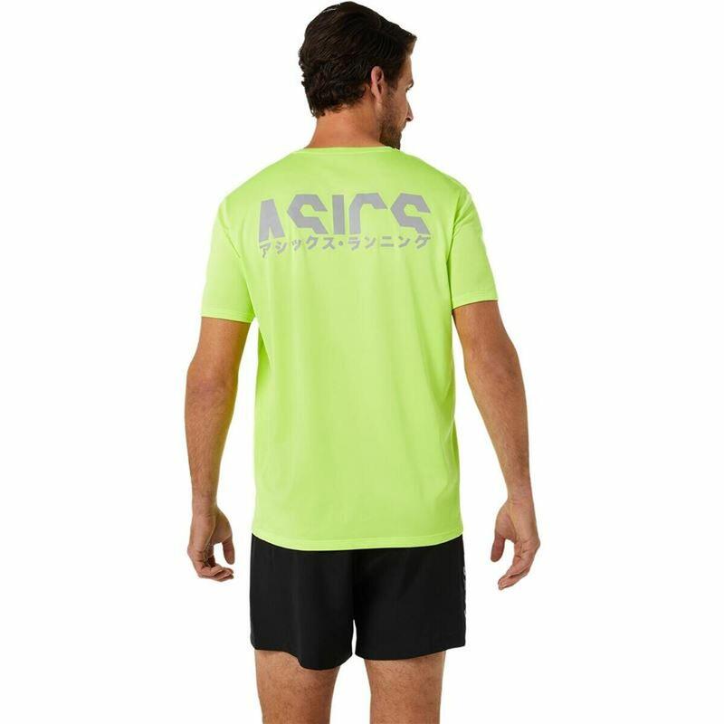 Camiseta de Manga Corta Hombre Asics Katakana Verde