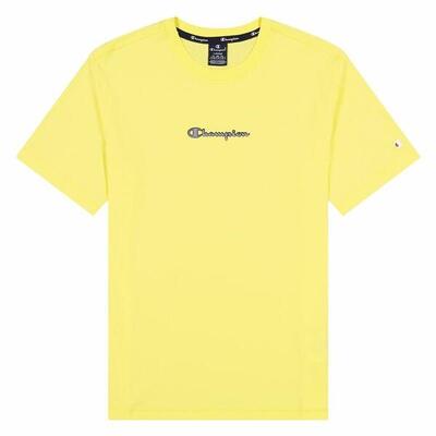 T-shirt met korte mouwen champion crewneck m geel