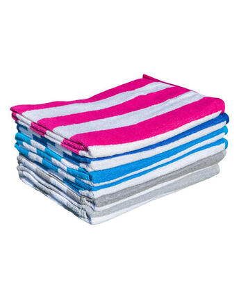 PACK 6 SERVIETTES DE PLAGE JACQUARD 90x170