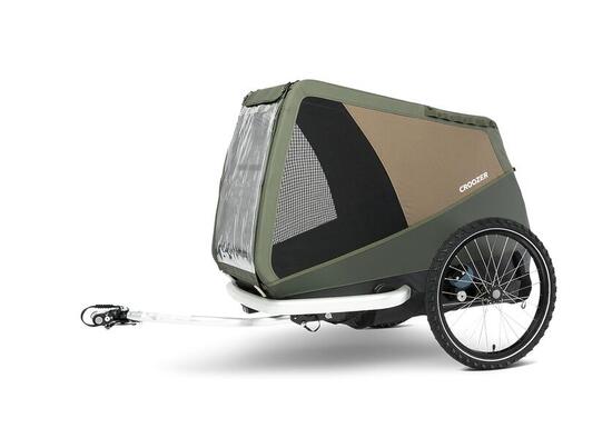 Gefederter Hundefahrradanhänger Dog Enna für mittelgroße Hunde bis 35kg