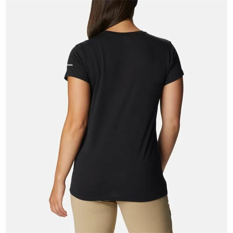 Camiseta Deportiva de Manga Corta Columbia  Trek™ Negro