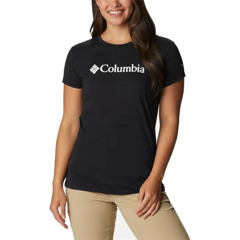 Camiseta Deportiva de Manga Corta Columbia  Trek™ Negro