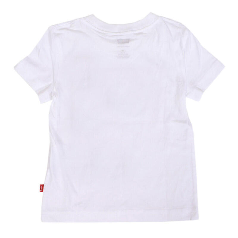 Camiseta de Manga Corta Infantil Levi's Batwing Blanco