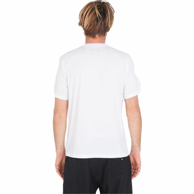 Camiseta de Manga Corta Hombre Hurley Toro Hybrid UPF Blanco