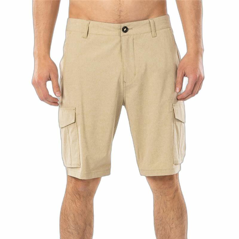 Pantalón Corto Deportivo Rip Curl Boardwalk Trail Beige