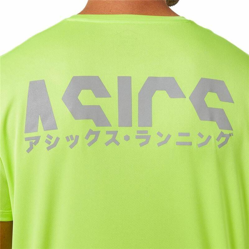 Camiseta de Manga Corta Hombre Asics Katakana Verde