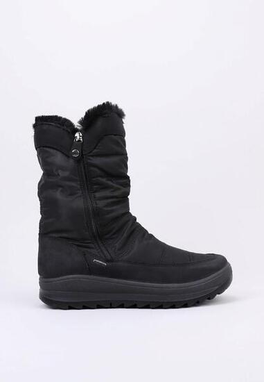 IMAC Bottes Esquimales Femme 459068 - Noir, Imperméables, Cuir et Textile