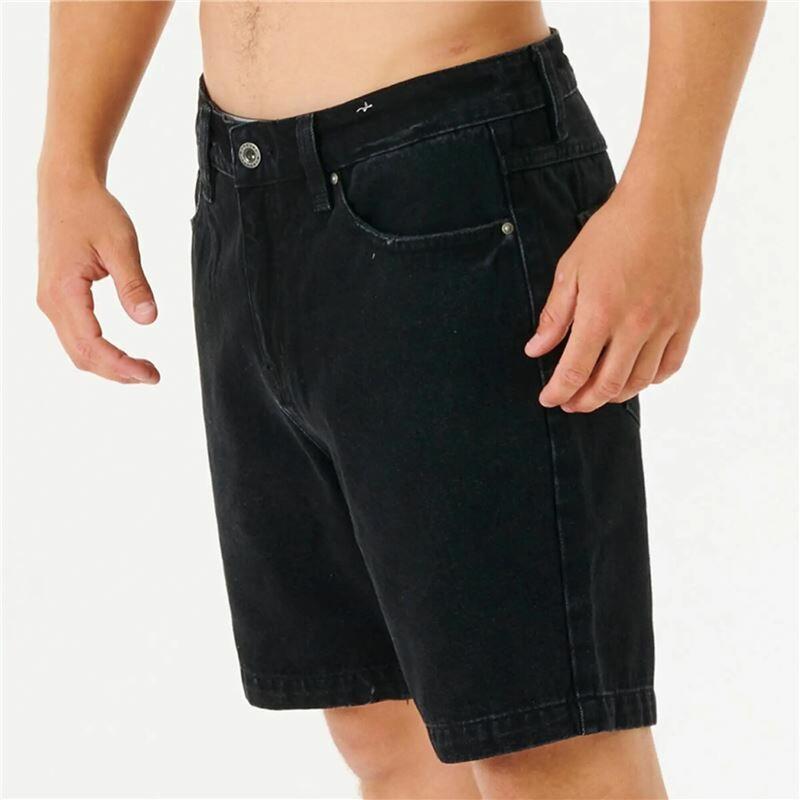 Pantalón Corto Deportivo Rip Curl Denim Walkshort Negro