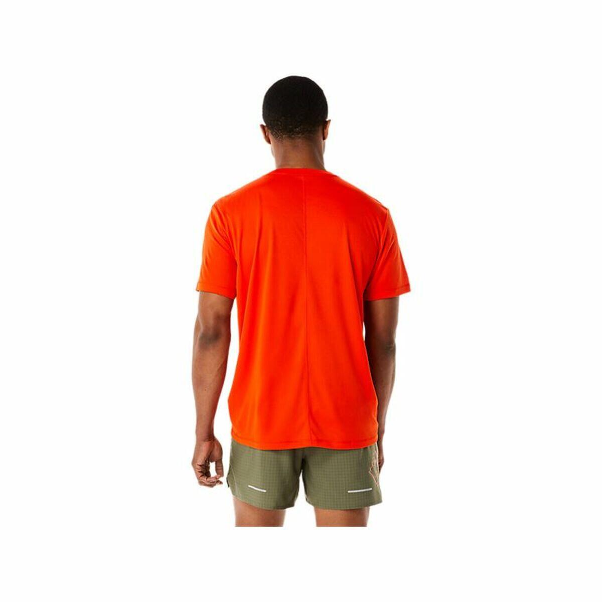 Maglia a Maniche Corte Uomo Asics FUJITRAIL Arancio 2/5
