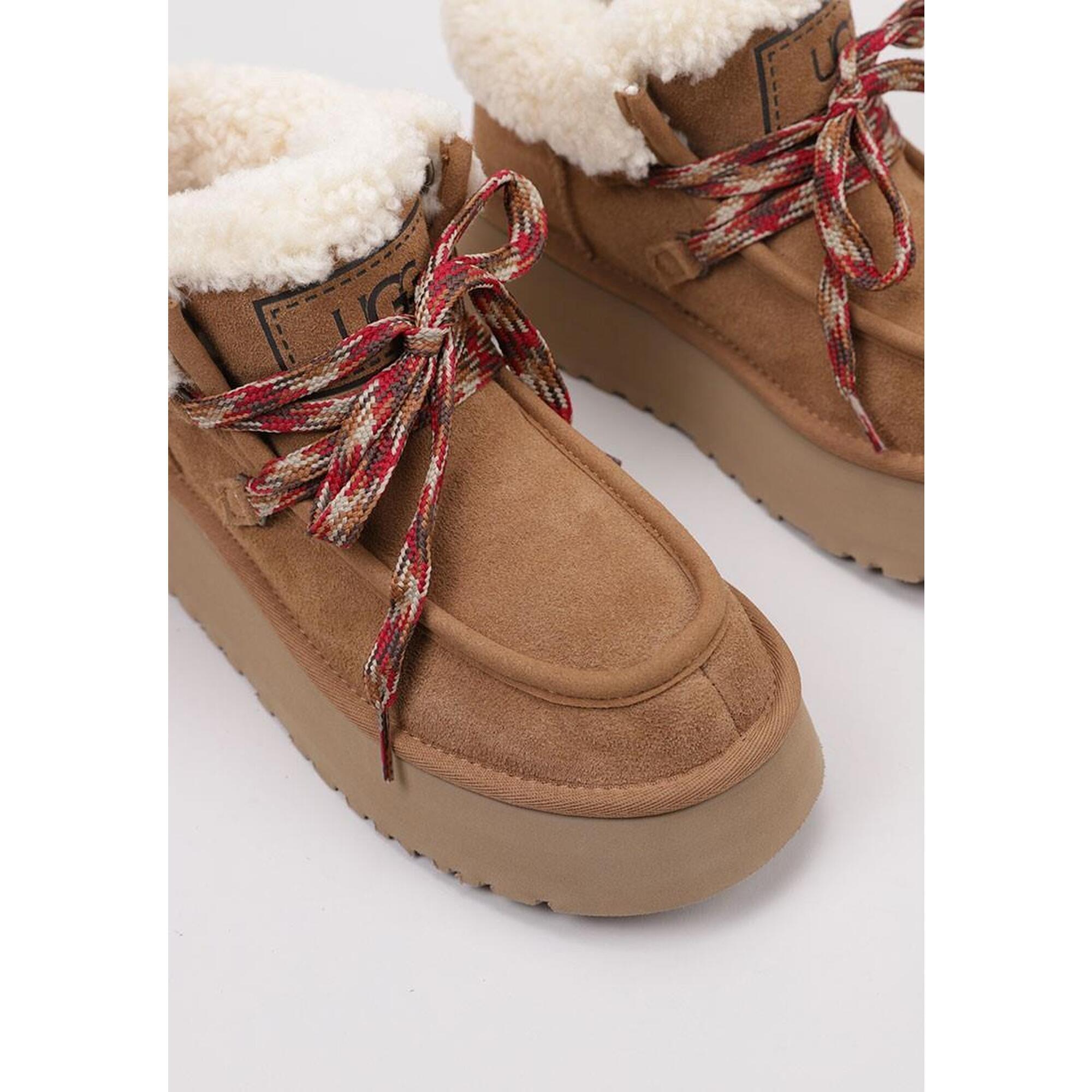 BOTAS ESQUIMALES BOTAS ESQUIMALES Mujer UGG Funkarra Cabin Cuff Camel