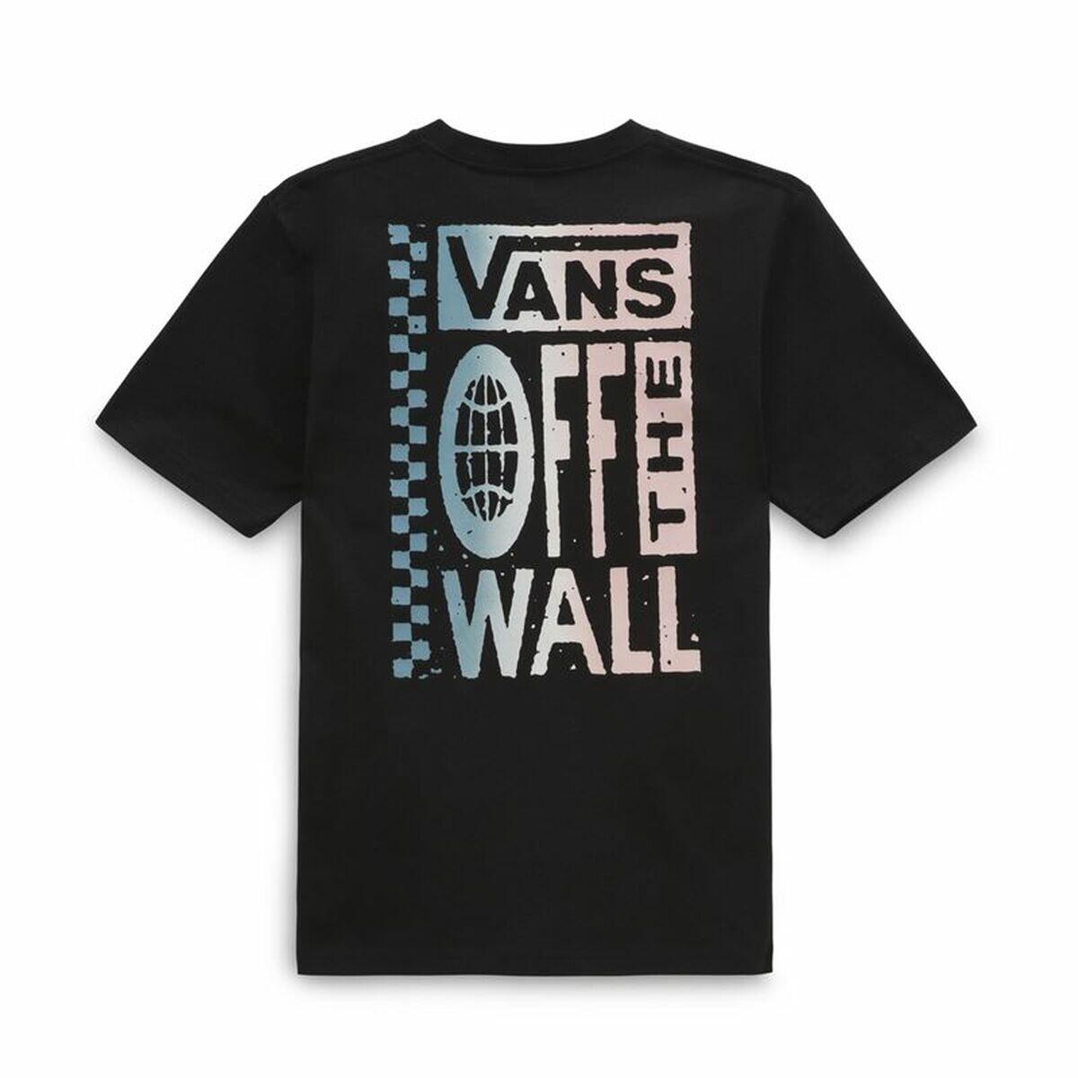 Camiseta de Manga Corta Niño Vans Global Stack-B Negro 2/3