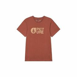 Camiseta Picture Basement Cork Rojo Oscuro