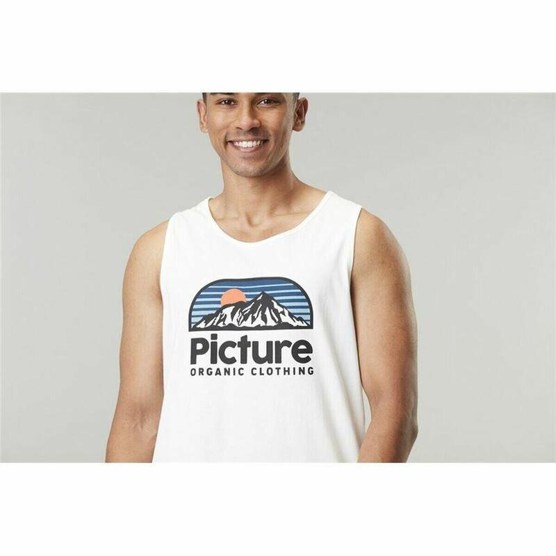 Maglia Smanicata da Uomo Picture Authentic Tank B Bianco