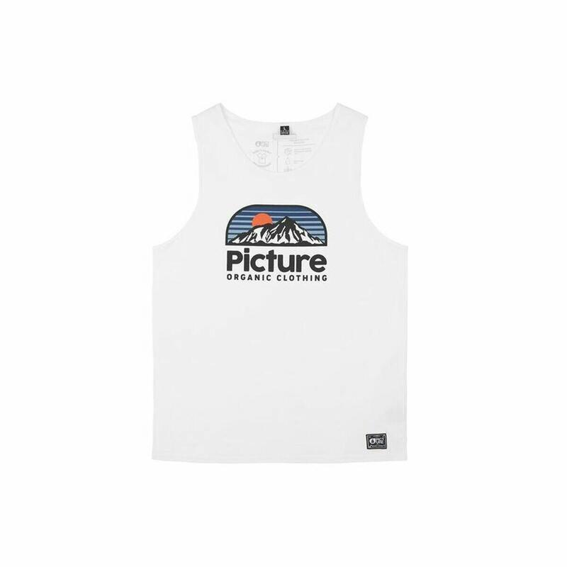 Maglia Smanicata da Uomo Picture Authentic Tank B Bianco