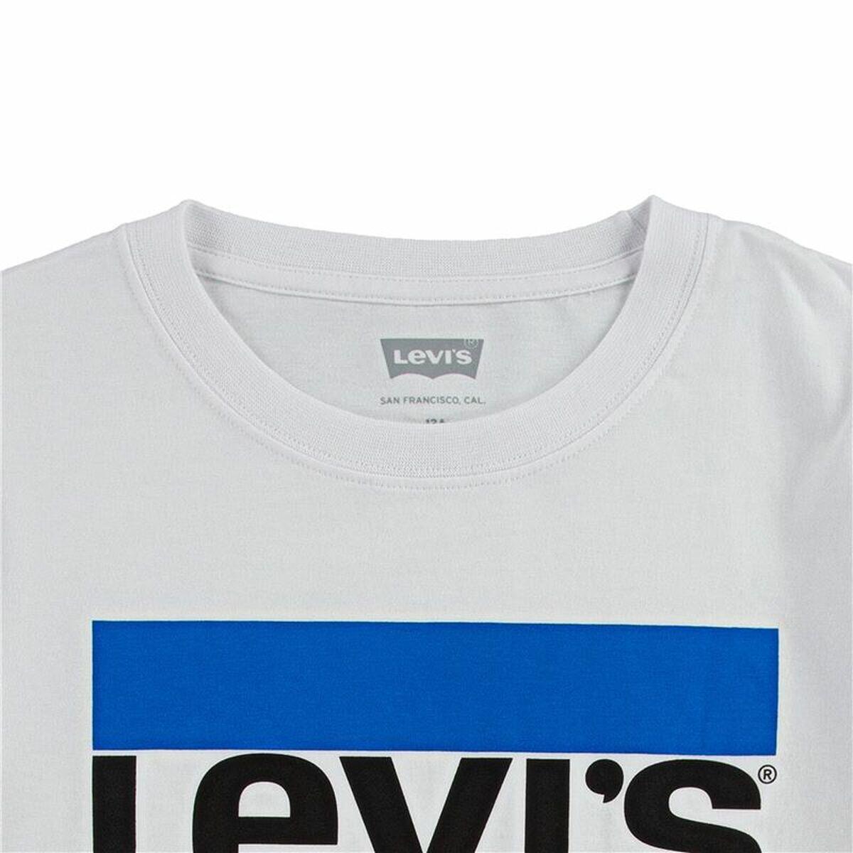 Camiseta de Manga Corta Niño Levi's Sportswear Logo Blanco 3/5
