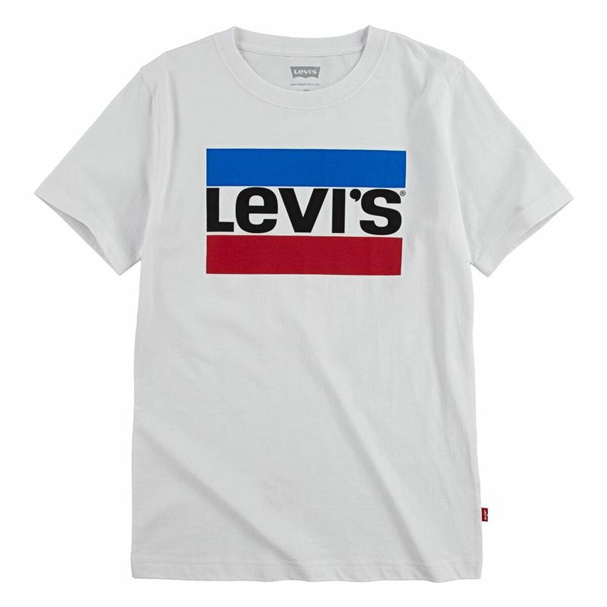 Camiseta de Manga Corta Niño Levi's Sportswear Logo Blanco 1/5