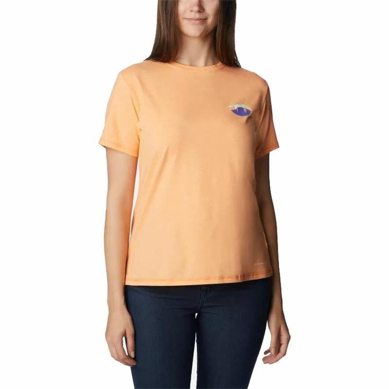 Camiseta Deportiva de Manga Corta Columbia Sun Trek™ Salmón