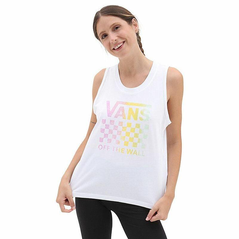 Camiseta de Tirantes Mujer Vans  Lock Box Tank Blanco