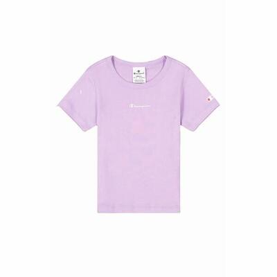T-shirt met korte mouwen voor kinderen champion crewneck lavendel