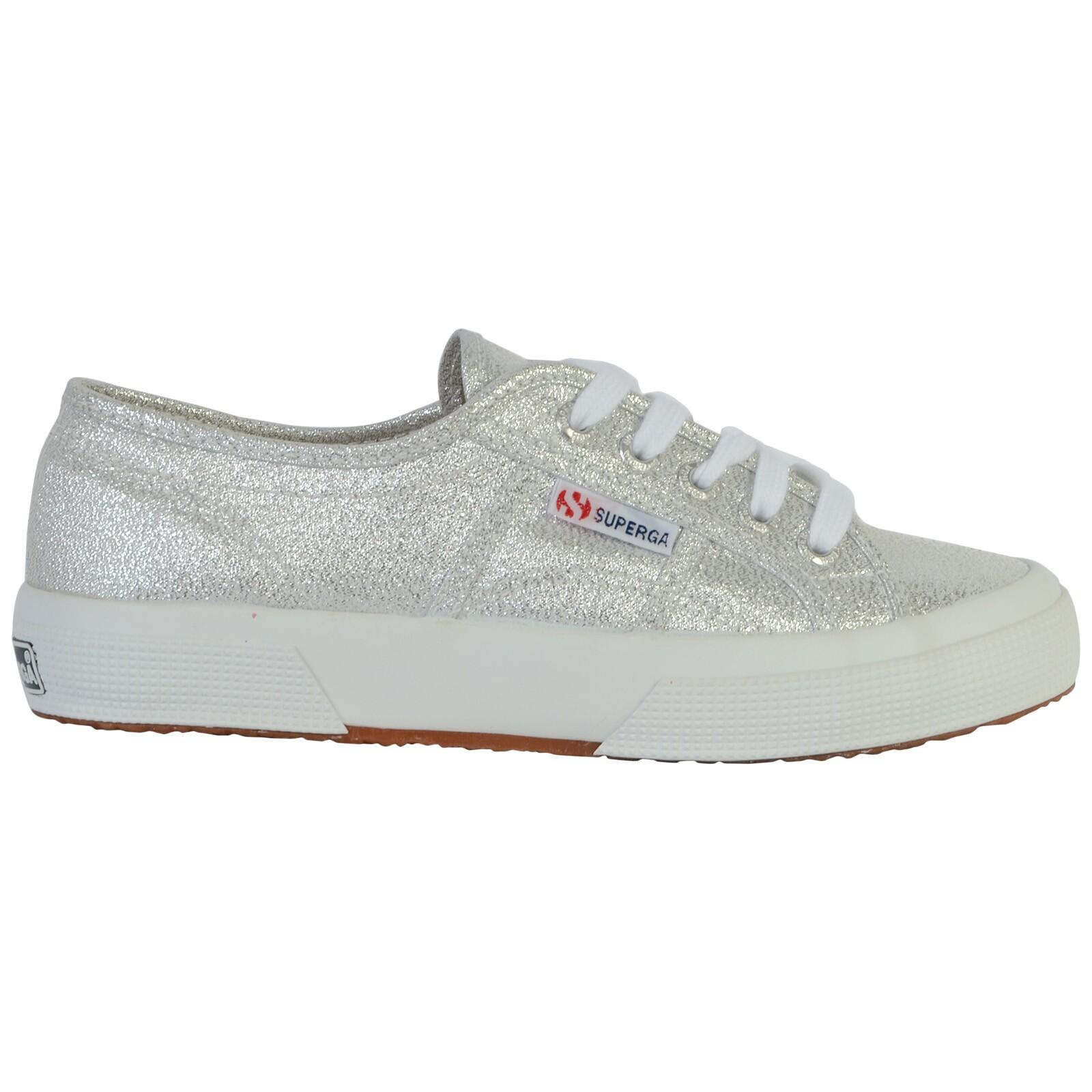 Sneakers Deportivas Mujer Superga 2750 LAMEW Plateado 2/6