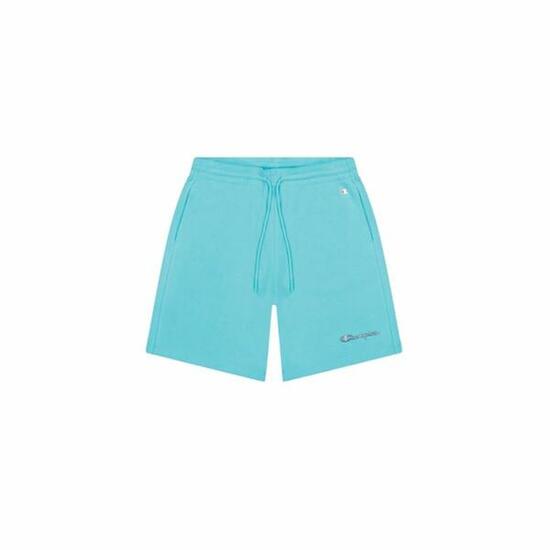 Pantalones Cortos Deportivos para Hombre Champion Script Logo BL Aguamarina