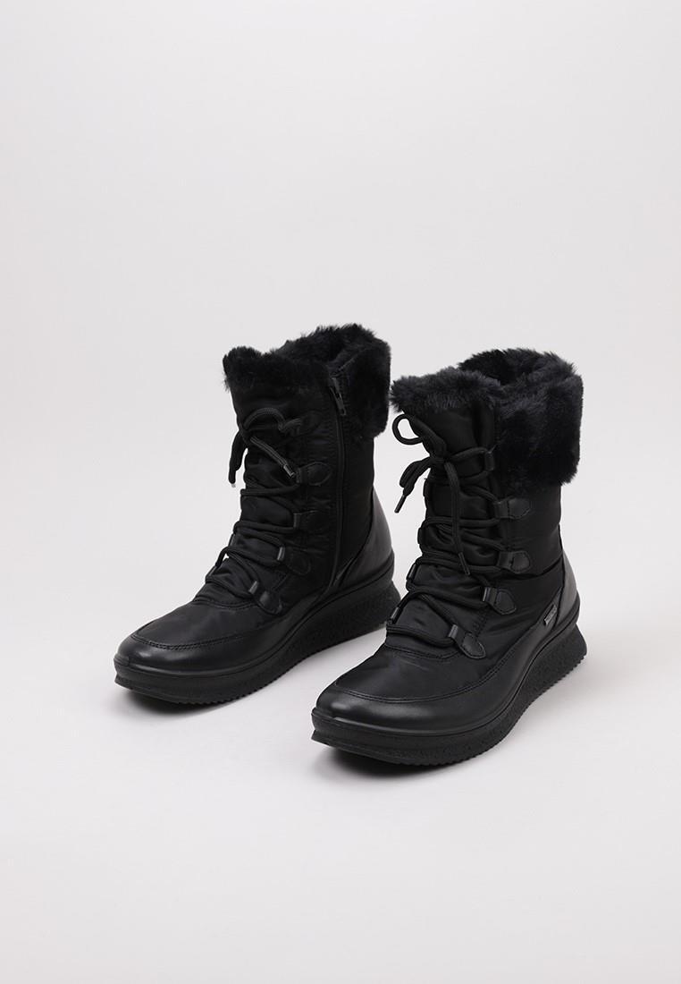 Bottes femme Imac 456828 cuir/textile imperméable 2/5