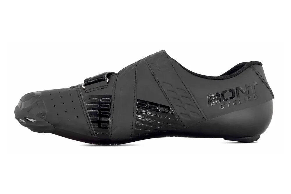 Bont Riot+ Carbon Road Shoe Black/Gloss Black - Wide