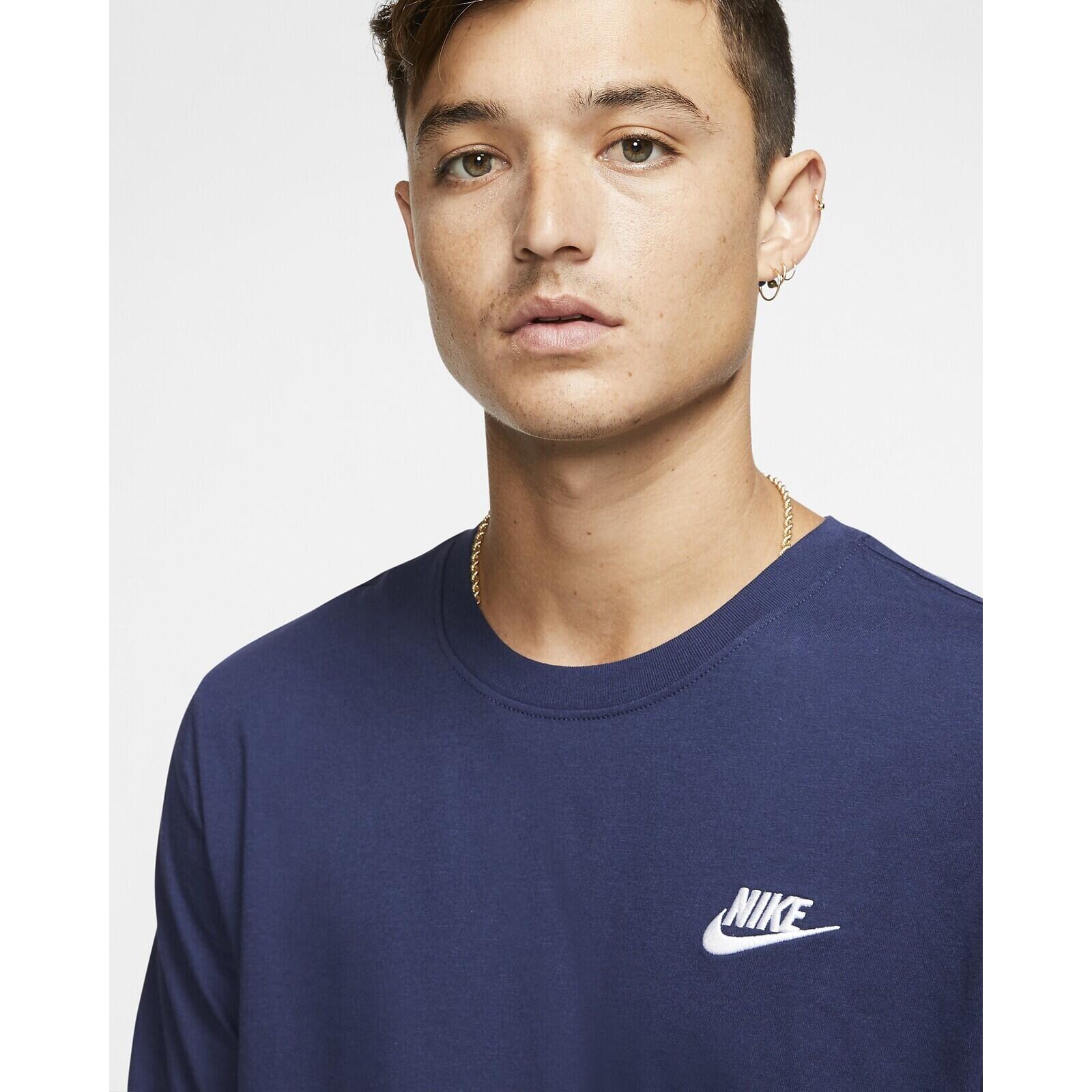 T-shirt Nike Club Tee, Bleu, Hommes 3/5