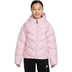 Chaqueta Nike Sportswear Synthetic-Fill Hooded Jacket, Rosado, Niños