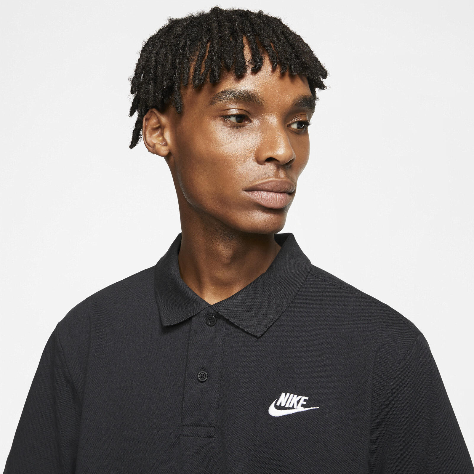 T-Shirt Nike Sportswear Polo, Schwarz, Herren 3/5