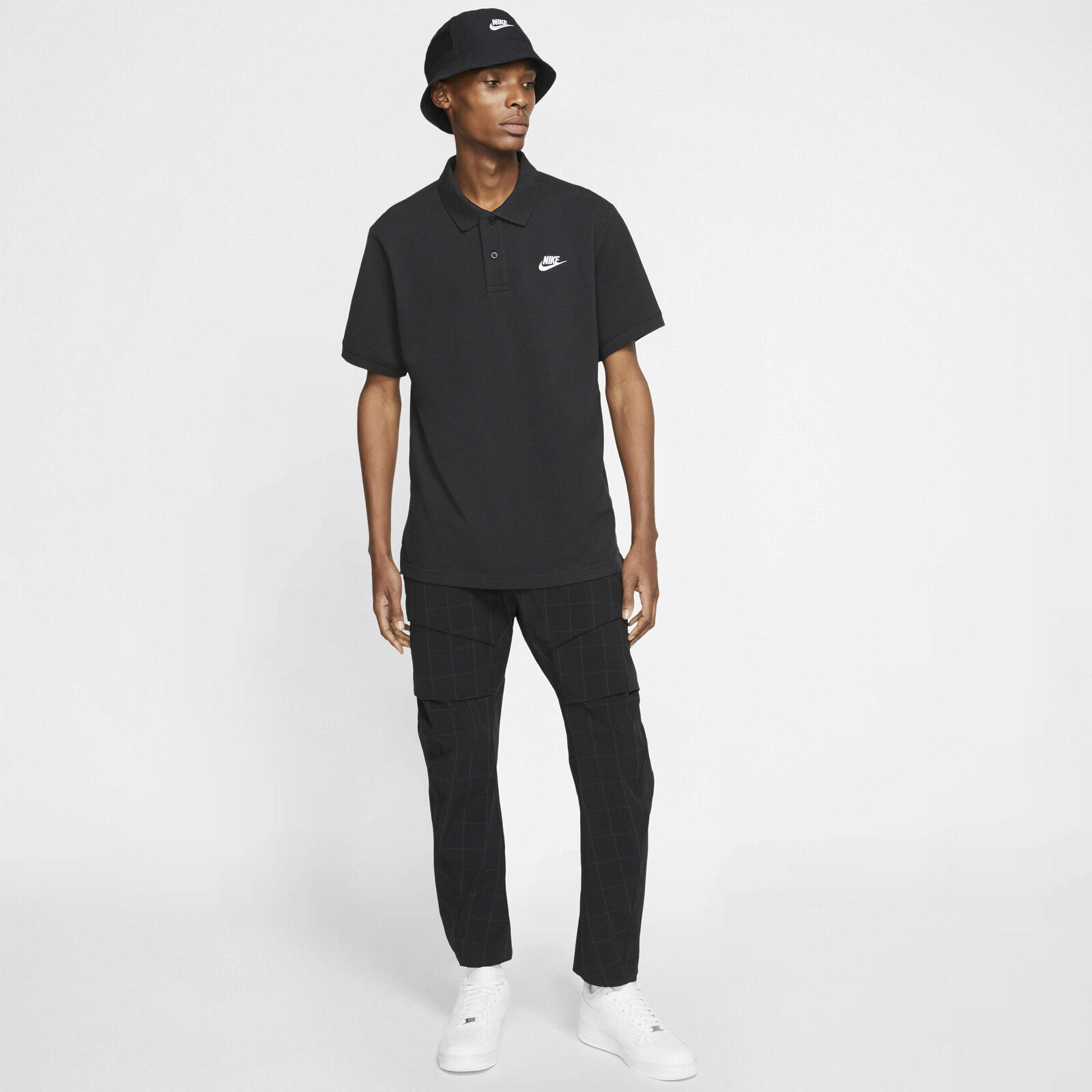 T-Shirt Nike Sportswear Polo, Schwarz, Herren 4/5