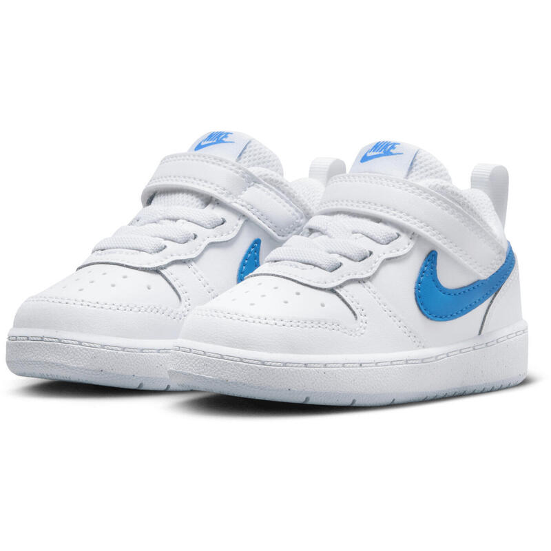 Baskets Nike Court Borough Low 2, Blanc, Enfants