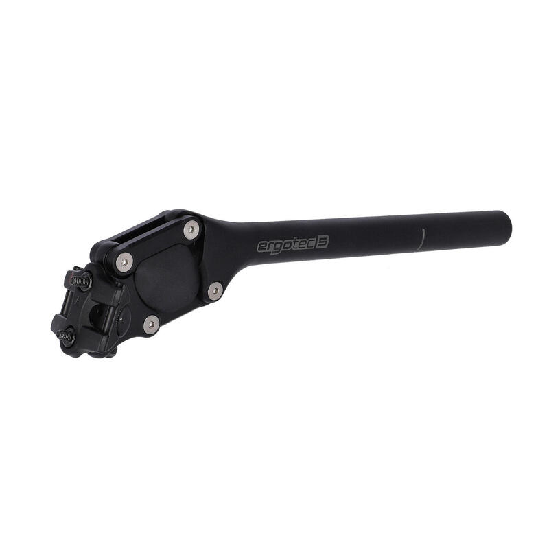 ERGOTEC Sztyca amortyzowana PM-705N z równoległobokiem, Ø31,6, 350 mm